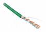 Кабель витая пара UUTP4-C5E-S24-IN-LSZH-GN-100 U/UTP кат.5e 4 пары (24 AWG) ож (solid) LSZH нг(С)-HF зел. (уп.100м) Hyperline 273508 1202218