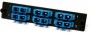 Панель FO-FPM-W120H32-12LC-BL для FO-19BX с 12 LC адаптерами 12 волокон одномод. OS1/OS2 120х32мм адаптеры а син. (blue) Hyperline 47738 1202658